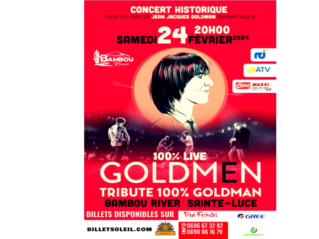 GOLDMEN - En Martinique - Tribute 100% Goldman